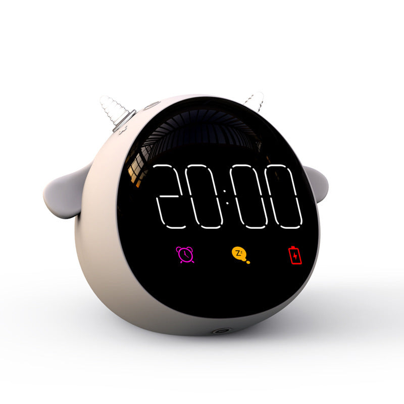 Cute Pet Time Light Smart Small Alarm Clock Mute Bedside Cute Cartoon Alarm Children Electronic Alarm Clock For Students