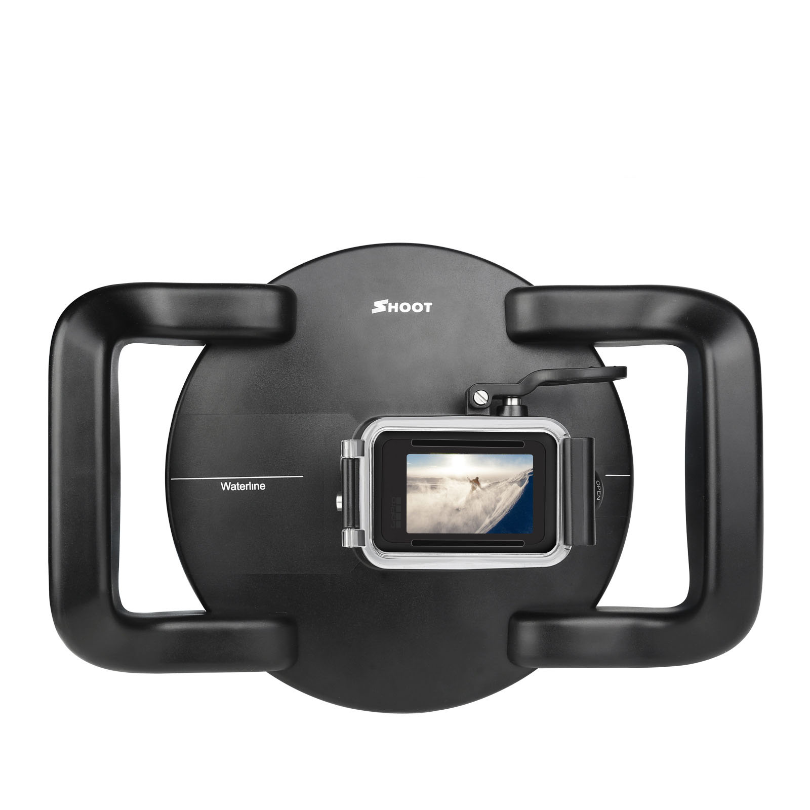 Pour masque de plongée GoPro8, couvercle de lentille de surface d'eau, protection étanche de surface en œil de poisson pour Hero8