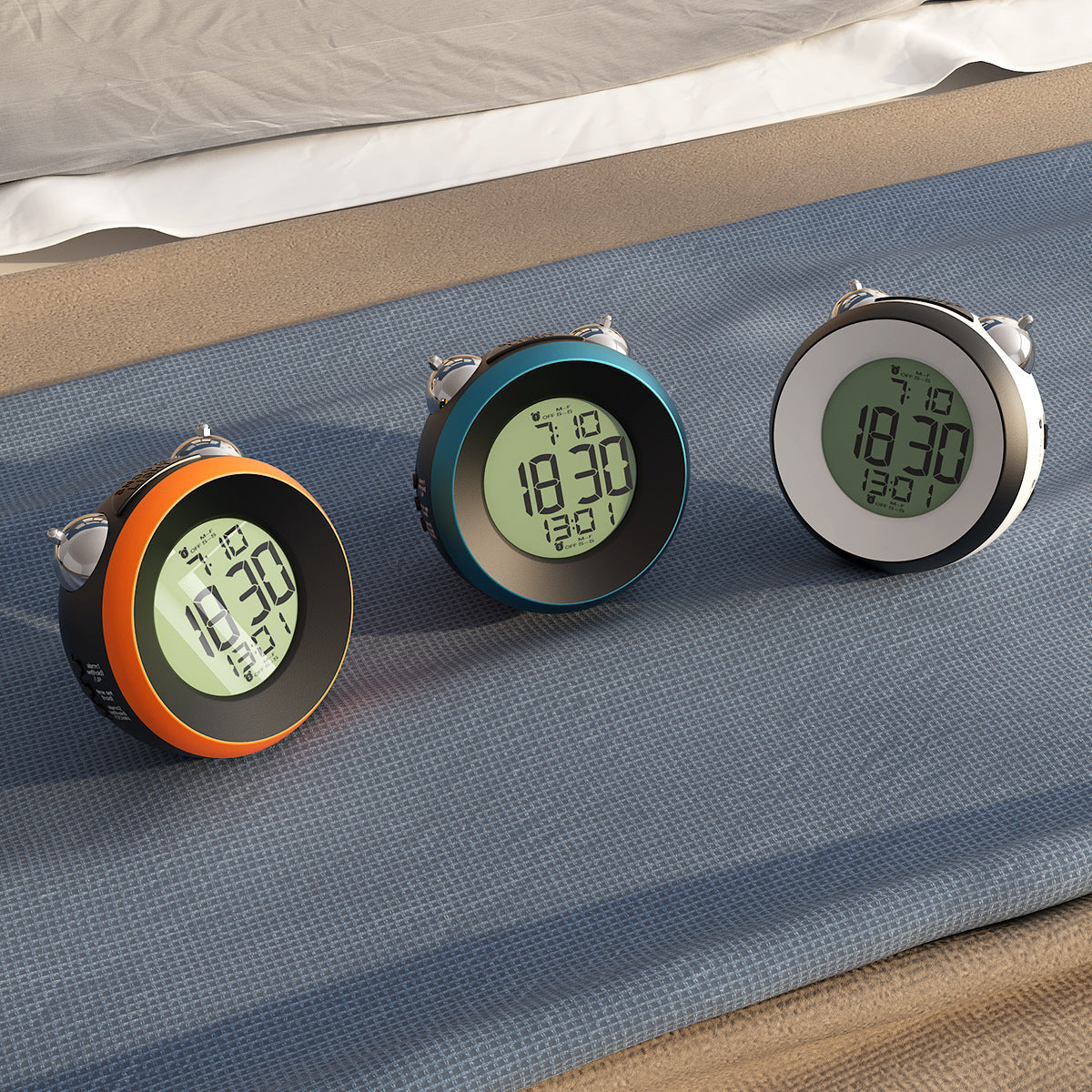 Luminous Smart Multifunctional Round Alarm Clock