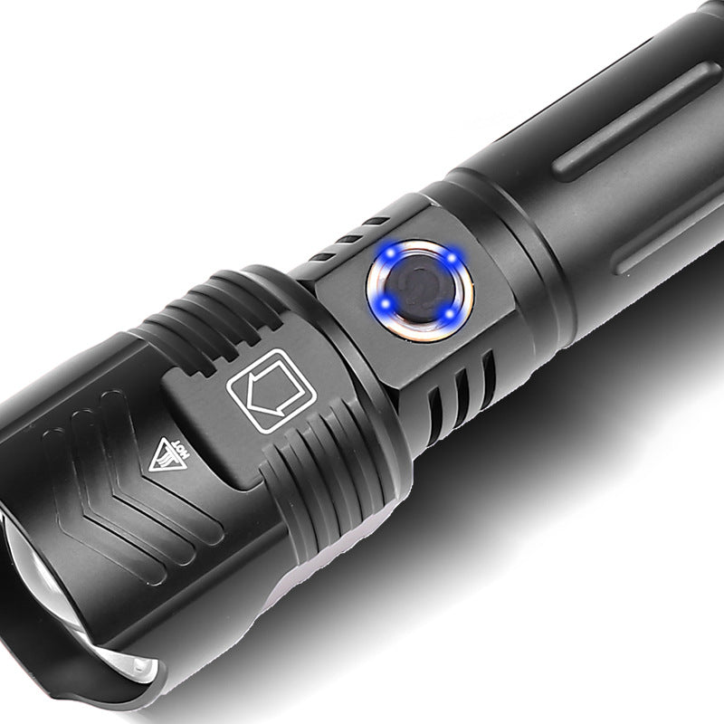 Lampe de poche éblouissante Xhp90 USB Zoom Xhp99 pour éclairage extérieur