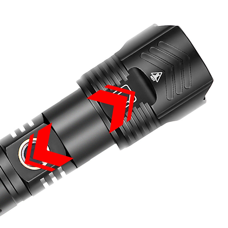 Lampe de poche éblouissante Xhp90 USB Zoom Xhp99 pour éclairage extérieur