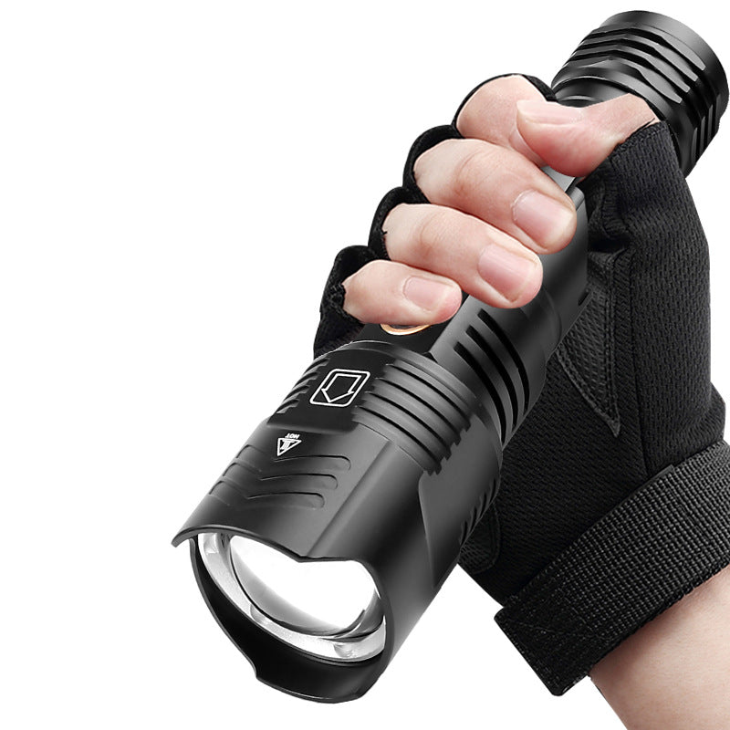 Lampe de poche éblouissante Xhp90 USB Zoom Xhp99 pour éclairage extérieur