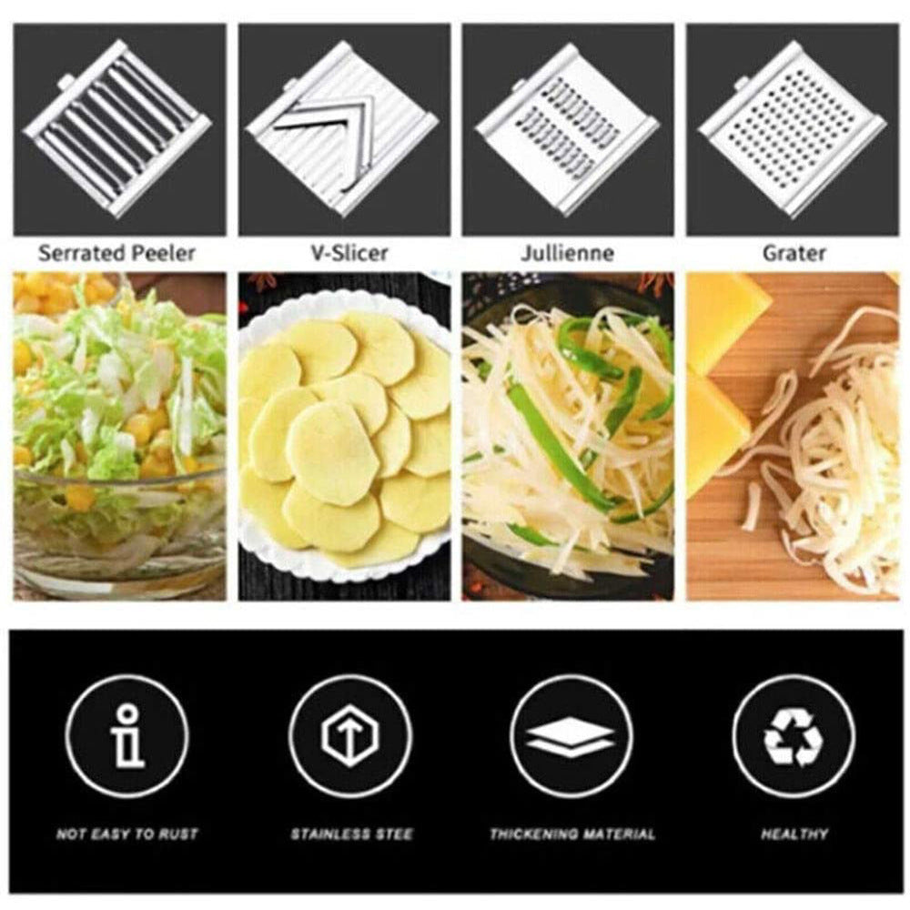 Multifunctional Stainless Steel Grater, Cutting And Slicing Integrated Device