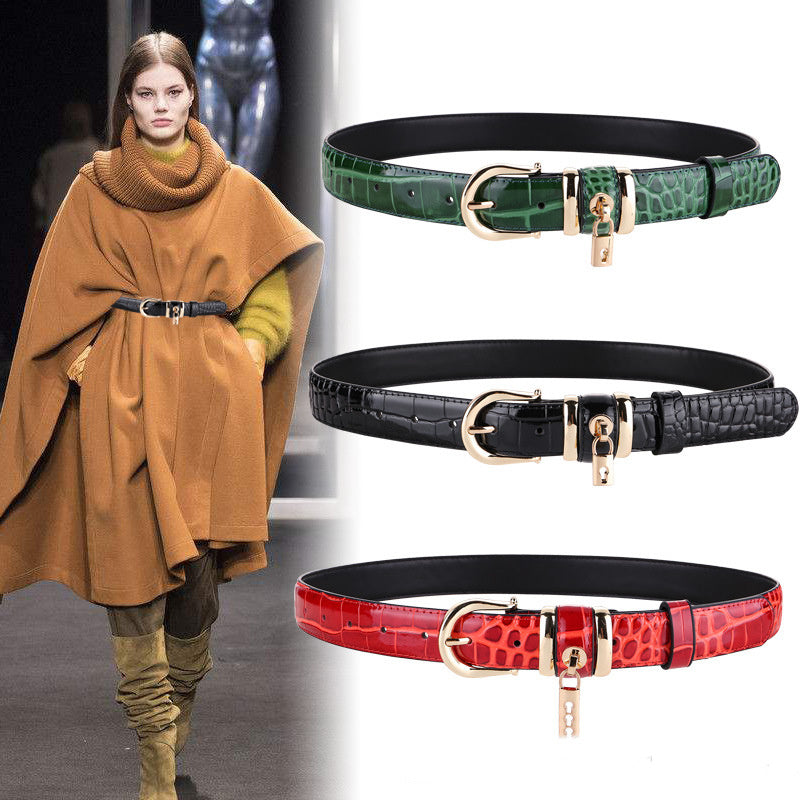 Ceinture large en cuir de vachette pour femmes, ceinture décorative large en cuir