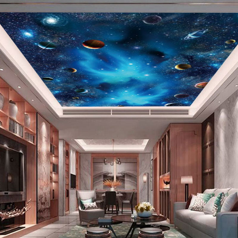 Three-Dimensional Starry Sky Ceiling Wallpaper