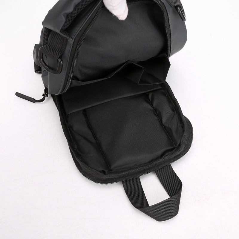 Korean Casual Sports Chest Bag Fashion Trend Backpack Men'S Mini Shoulder Messenger Bag Multifunctional Small Backpack