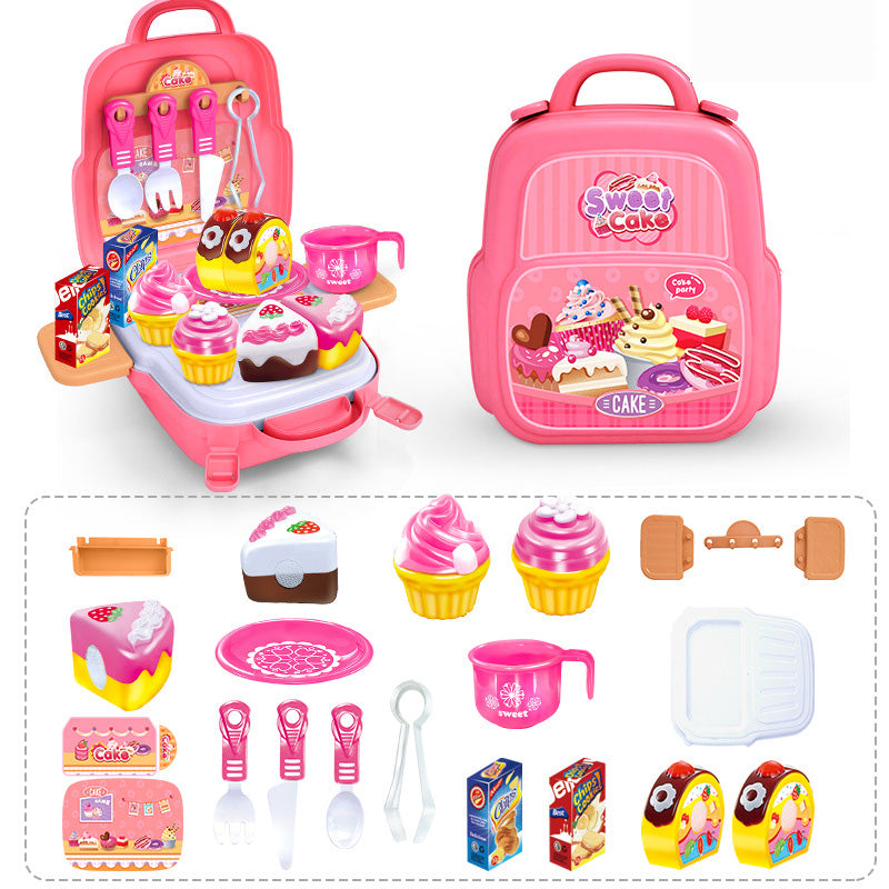 Toolbox Educational Toy Suitcase Boy Child Simulation Play House Repair Tool Backpack Box Set