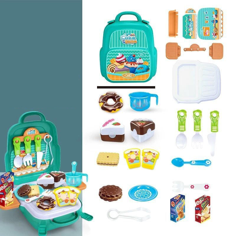 Toolbox Educational Toy Suitcase Boy Child Simulation Play House Repair Tool Backpack Box Set