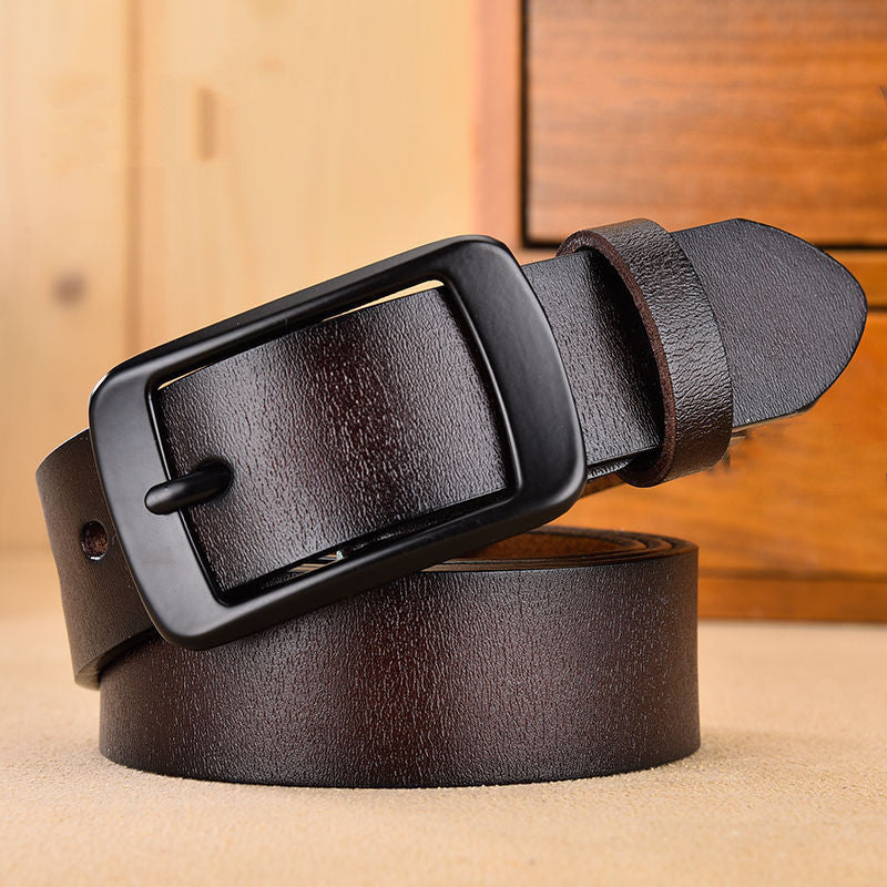 Ceinture Femme Version Coréenne Sauvage Ins Vent Peau De Vache Ceinture Jean Étudiantes