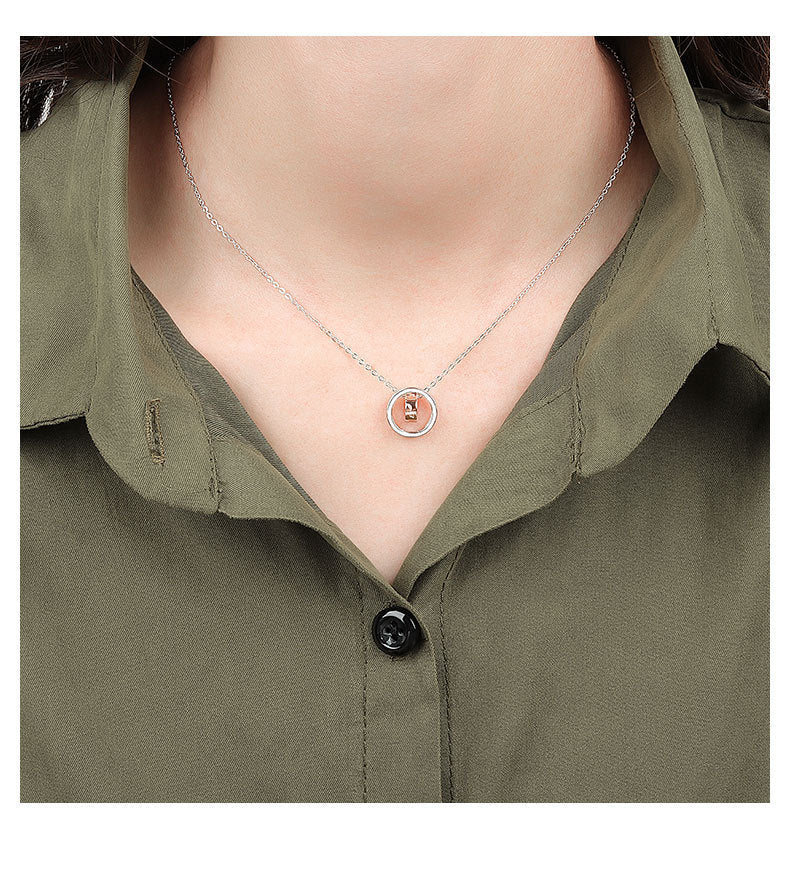Couple Necklace A Pair Of Creative Couple Necklace Niche Design Cold Wind