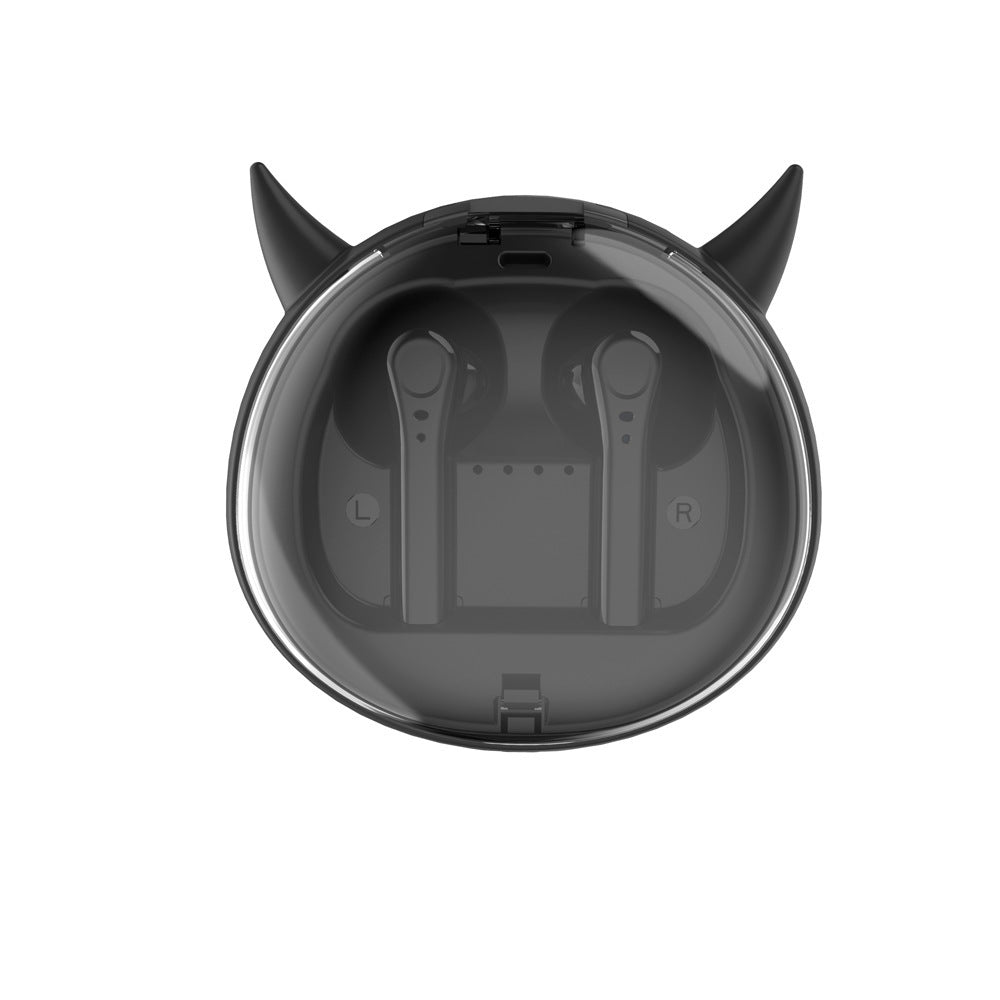 Cartoon cute pet devil wireless sports headphones