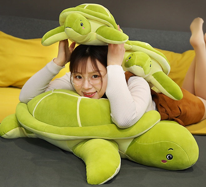Peluche de tortue de mer, super douce, rembourrée, en peluche, poupée, oreiller, cadeaux pour enfants