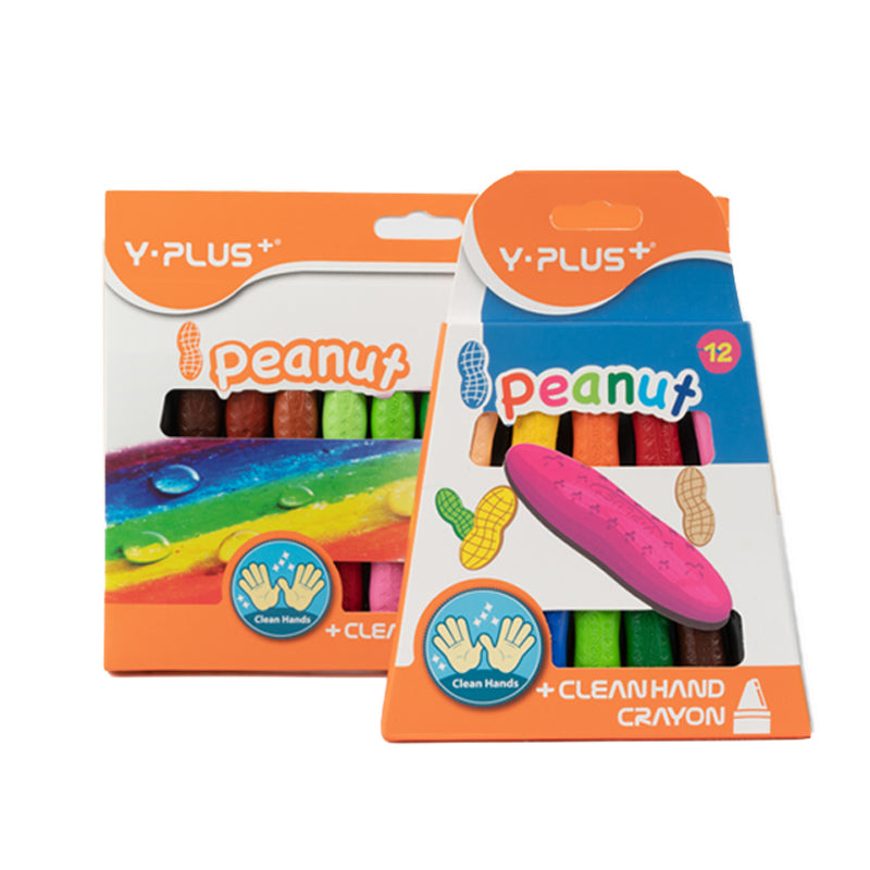 Brush Painting Kindergarten Full 12 Color Crayons