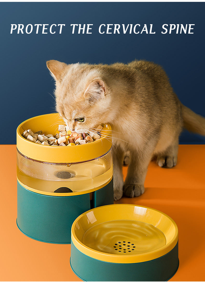 Gamelle anti-basculement pour chien, gamelle pour chat, gamelle de riz, écuelle, double gamelle, fournitures pour chat