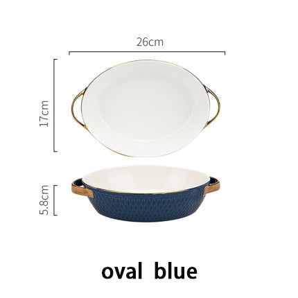Ceramic Cheese Baked Rice Tray