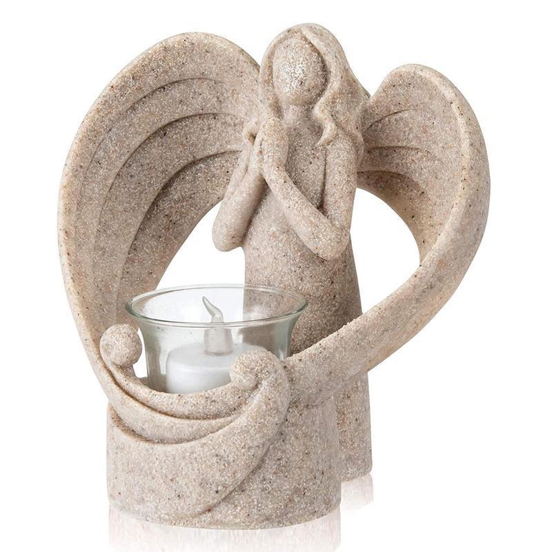 Angel Candle Holder Living Room Bedroom Tv Cabinet