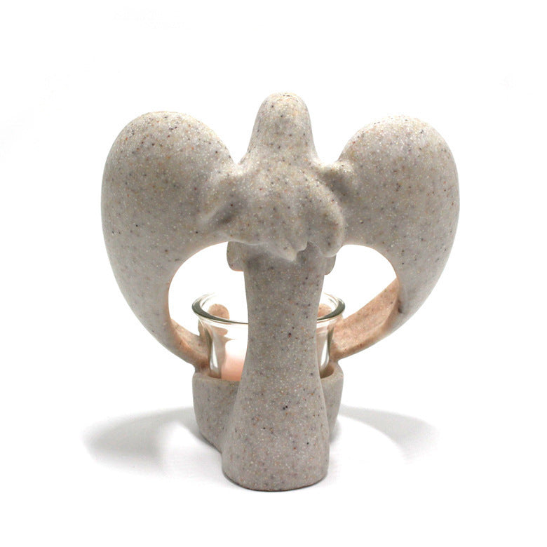 Angel Candle Holder Living Room Bedroom Tv Cabinet