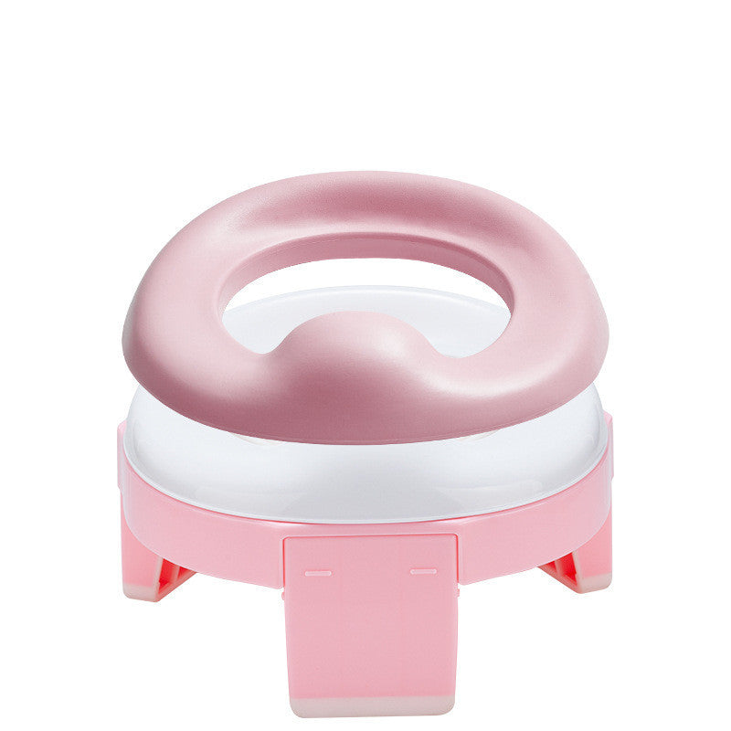 Portable In-Vehicle Travel Toilet With Removable And Washable Toilet