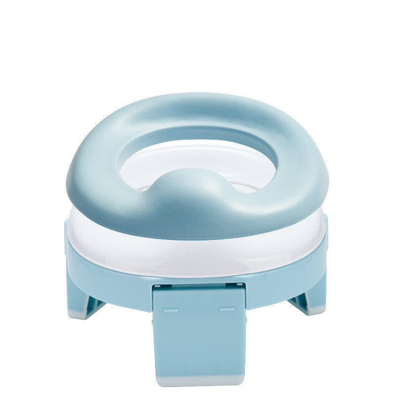 Portable In-Vehicle Travel Toilet With Removable And Washable Toilet