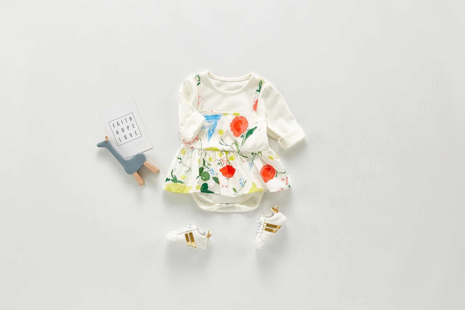One-piece Clothes, Cotton Outing Romper, 0-1 Female Korean Version Of Autumn Romper