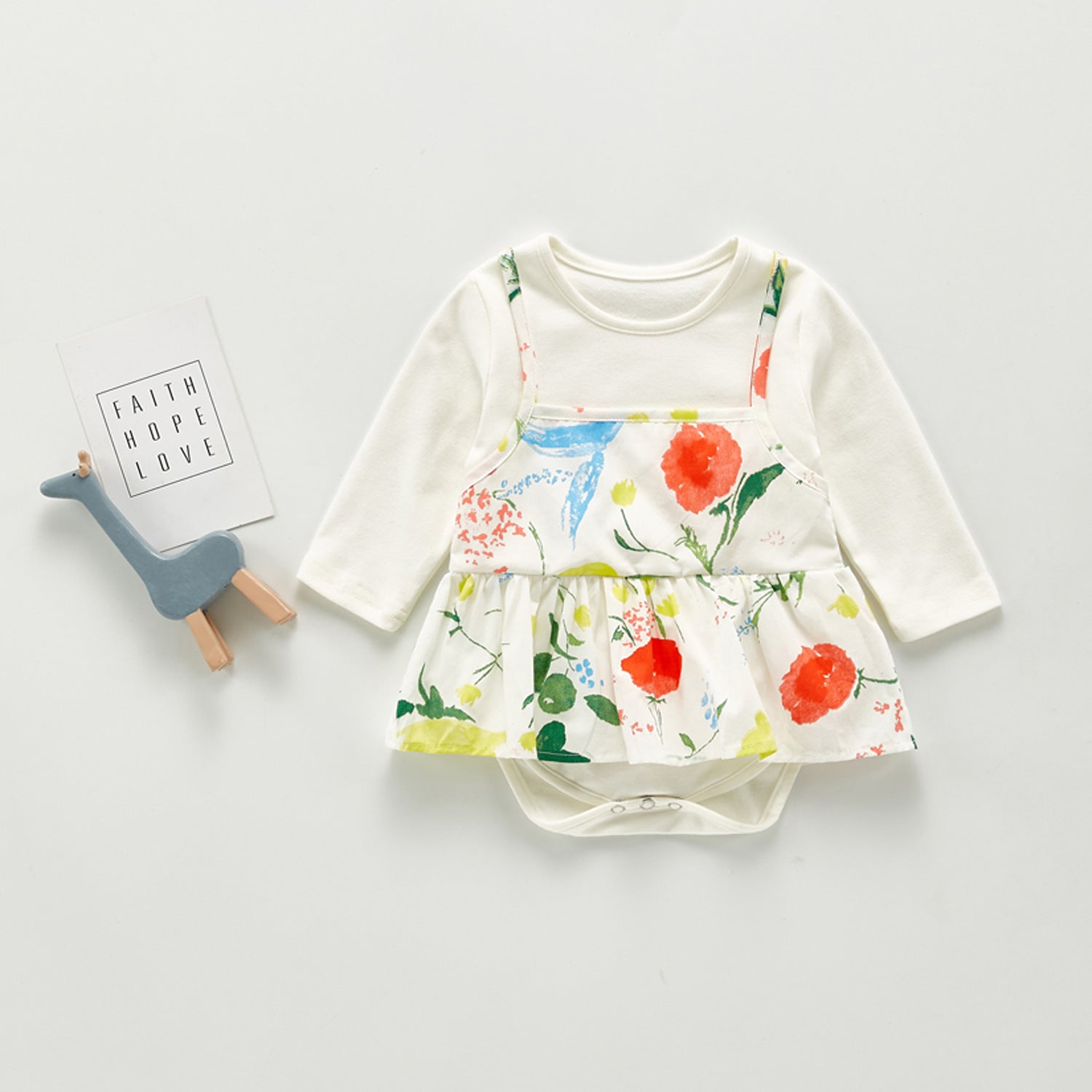 One-piece Clothes, Cotton Outing Romper, 0-1 Female Korean Version Of Autumn Romper