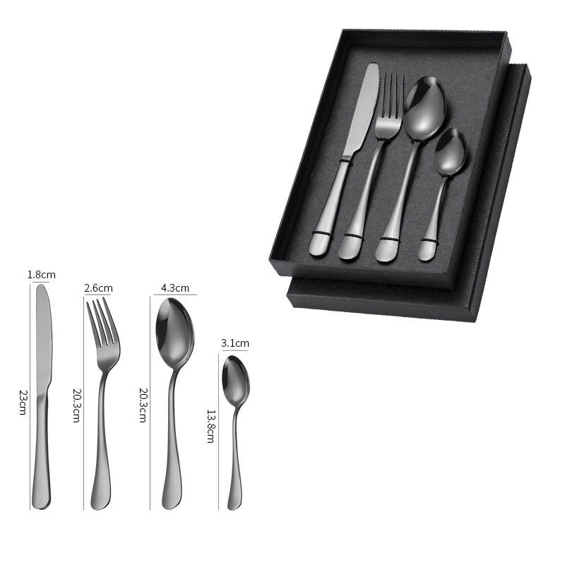 Creative Stainless Steel Western Tableware Set