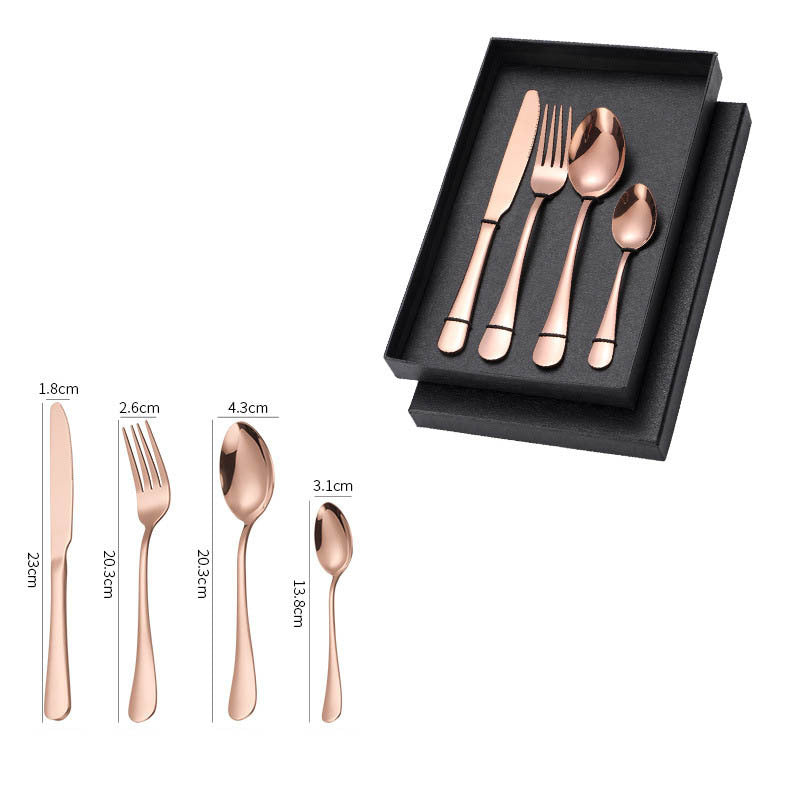 Creative Stainless Steel Western Tableware Set