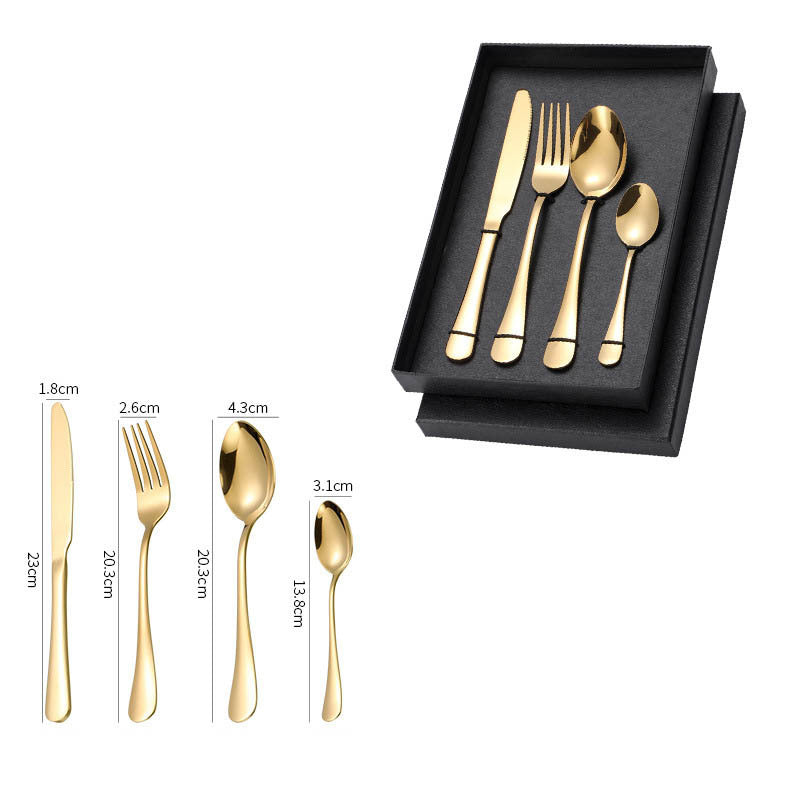 Creative Stainless Steel Western Tableware Set