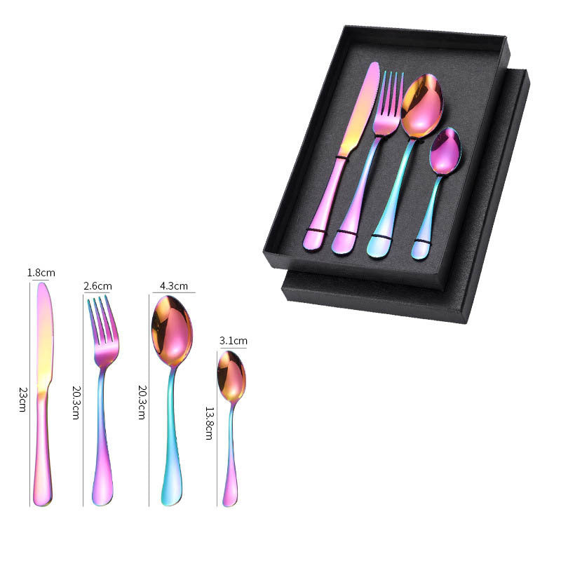 Creative Stainless Steel Western Tableware Set