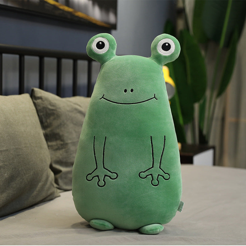 Dessin animé en peluche animal poupée poupée en gros longue bande oreiller de couchage