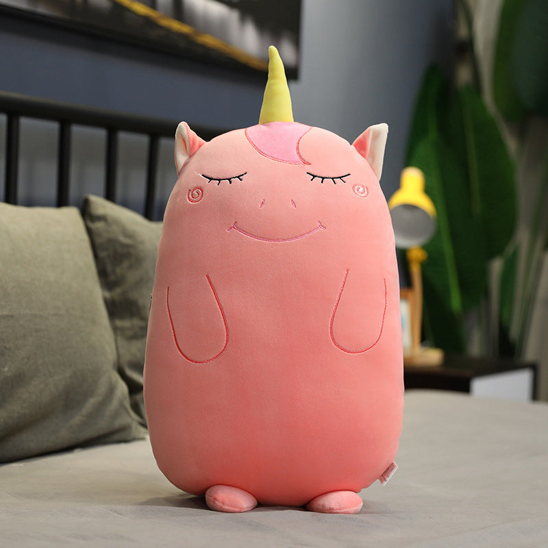 Dessin animé en peluche animal poupée poupée en gros longue bande oreiller de couchage