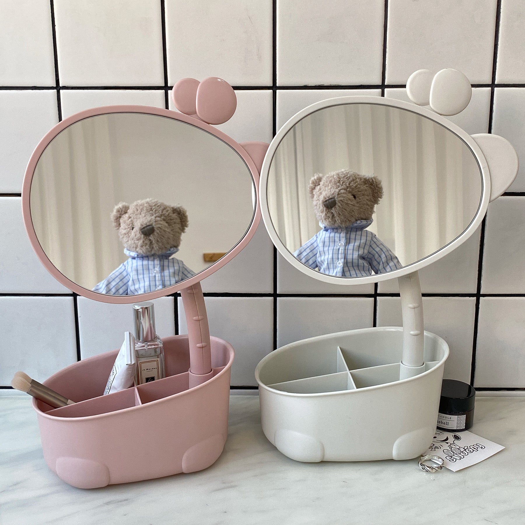 Cute Desktop Desktop Makeup Mirror Dormitory Net Red Mirror