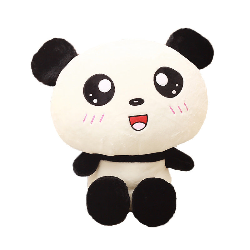 Peluche Kawaii Panda Grosse Tête 70cm Jouets en Peluche Doux Oreiller Animal Mignon Ours Cadeau pour Enfants Filles Bébé Cadeau d'Anniversaire