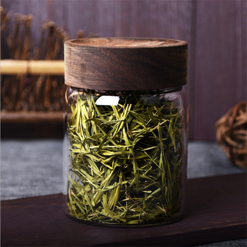Large Transparent Glass Storage Bottle For Food Packaging Jar