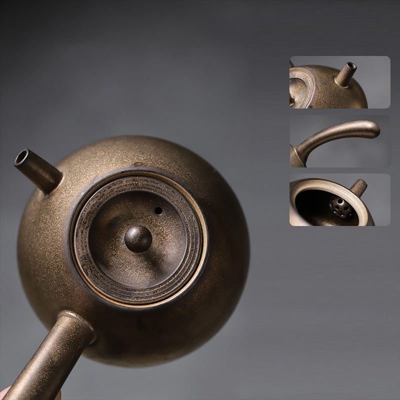 Ceramic Teapot Is A Japanese Style Kung Fu Tea Set