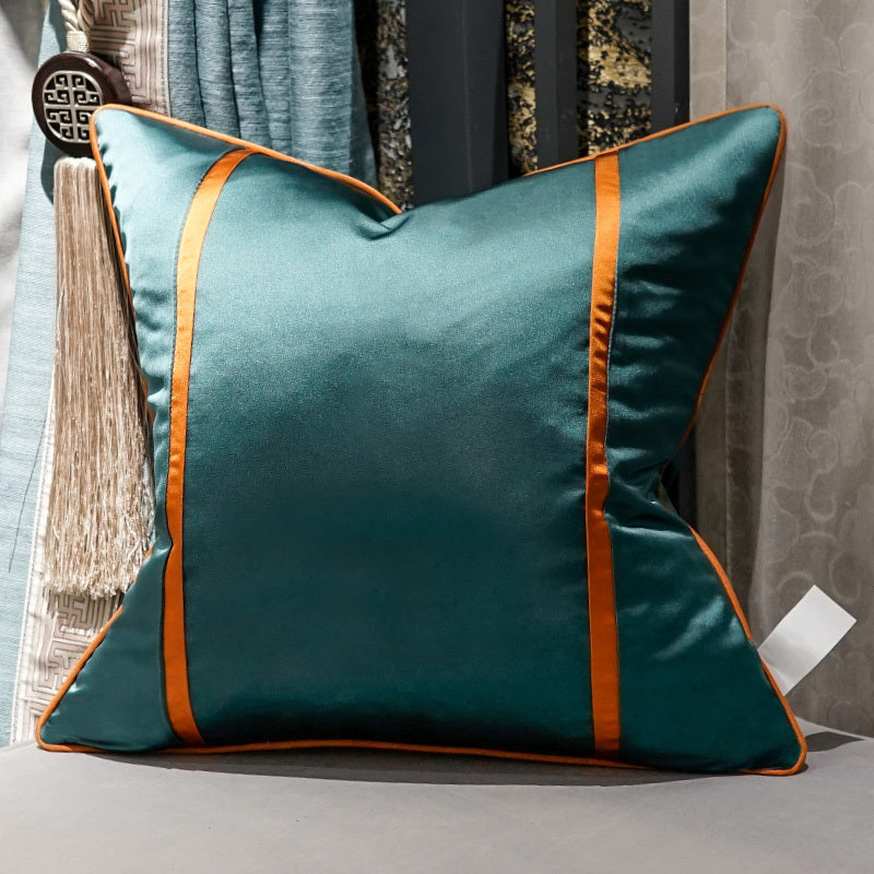 New Chinese Style Living Room Sofa Cushion Pillow Household Light Luxury Bedside Back Cushion Lumbar Pillow With Core