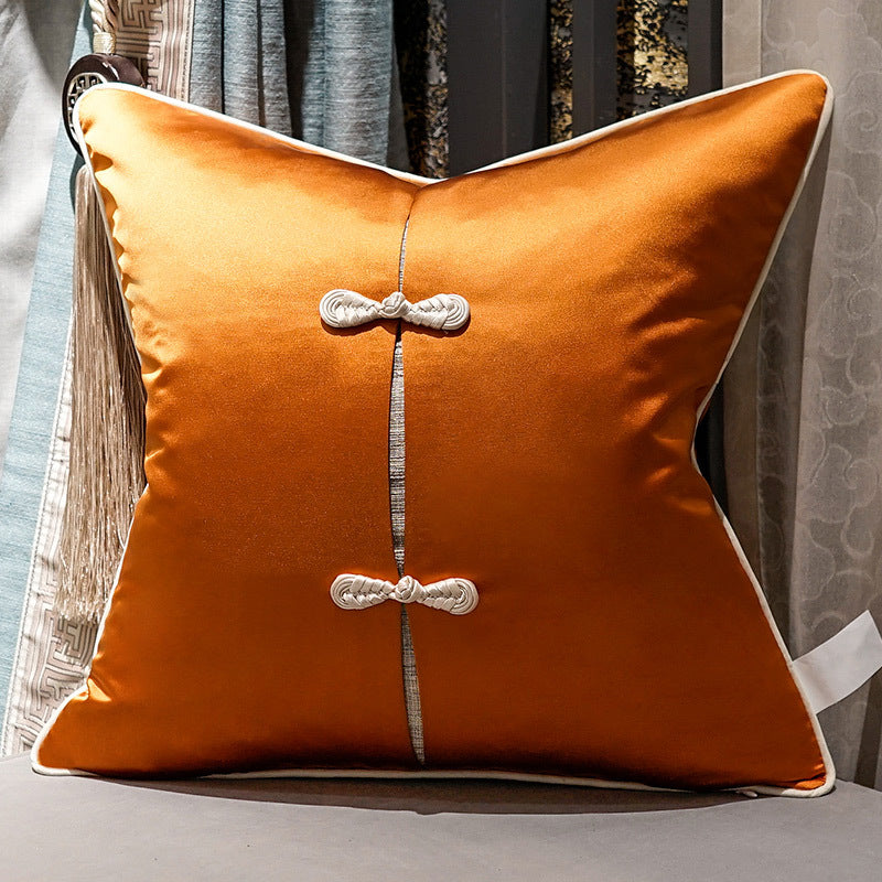 New Chinese Style Living Room Sofa Cushion Pillow Household Light Luxury Bedside Back Cushion Lumbar Pillow With Core