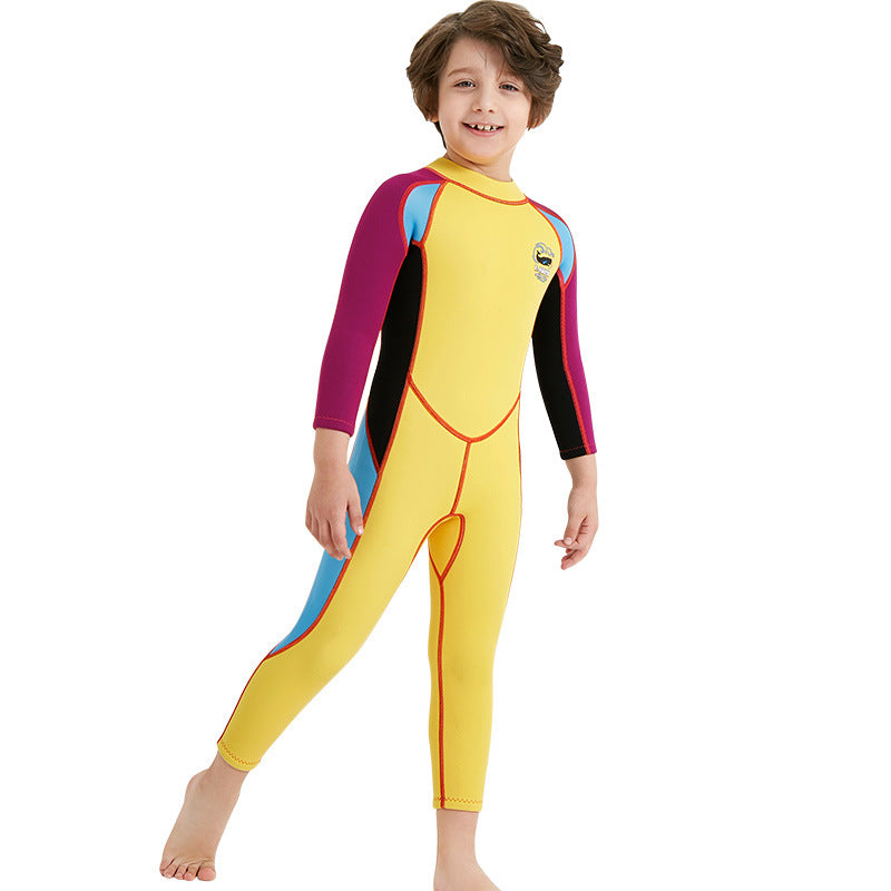 Men's One-Piece Long-Sleeved Wetsuit