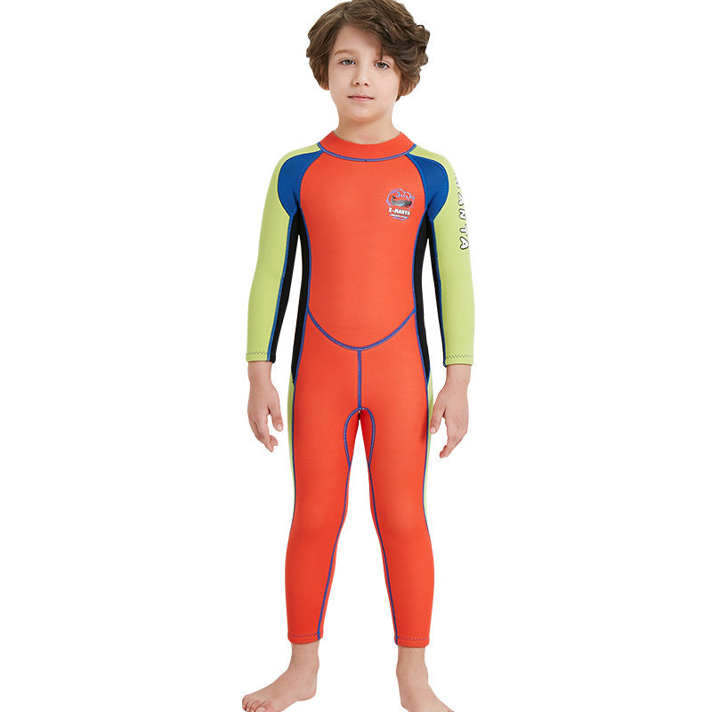Men's One-Piece Long-Sleeved Wetsuit