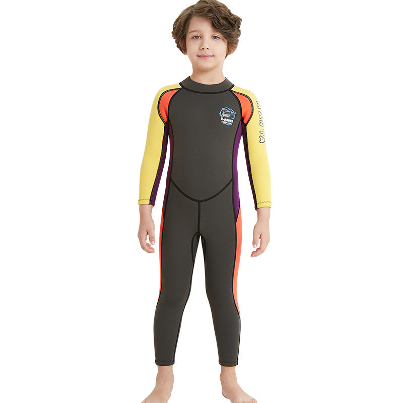 Men's One-Piece Long-Sleeved Wetsuit