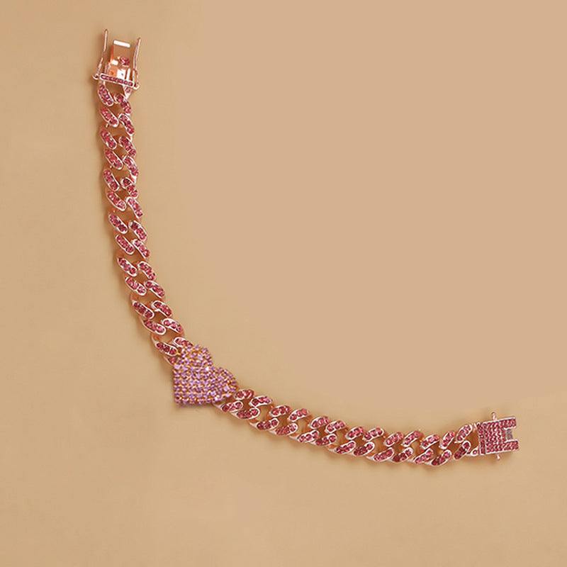 Cheville Cubaine en Cœur de Diamant Tendance Nouvelle Cheville
