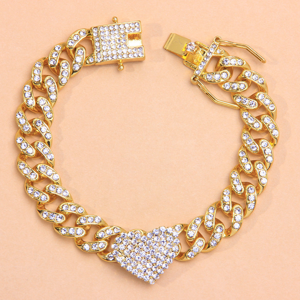 Cheville Cubaine en Cœur de Diamant Tendance Nouvelle Cheville