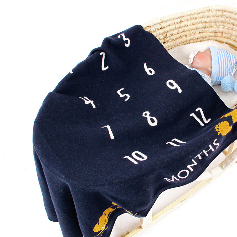 Children's Photo Shoot Commemorative Blanket Knitted Cover Blanket
