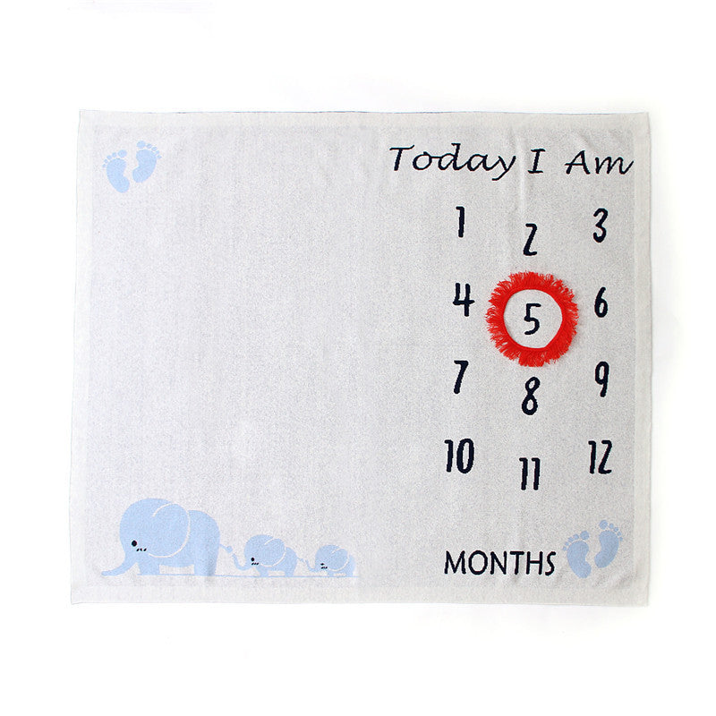 Children's Photo Shoot Commemorative Blanket Knitted Cover Blanket