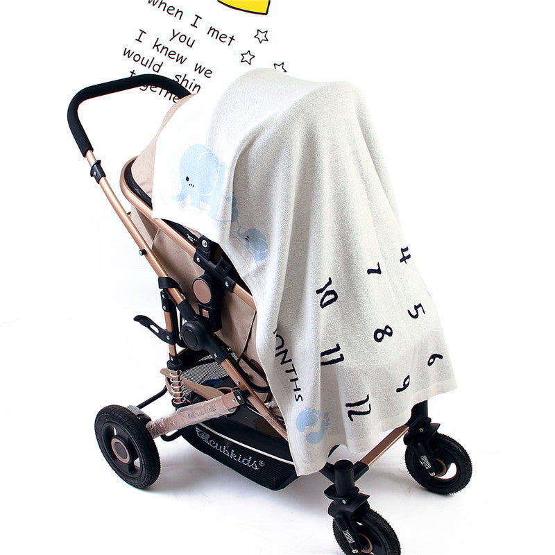 Children's Photo Shoot Commemorative Blanket Knitted Cover Blanket