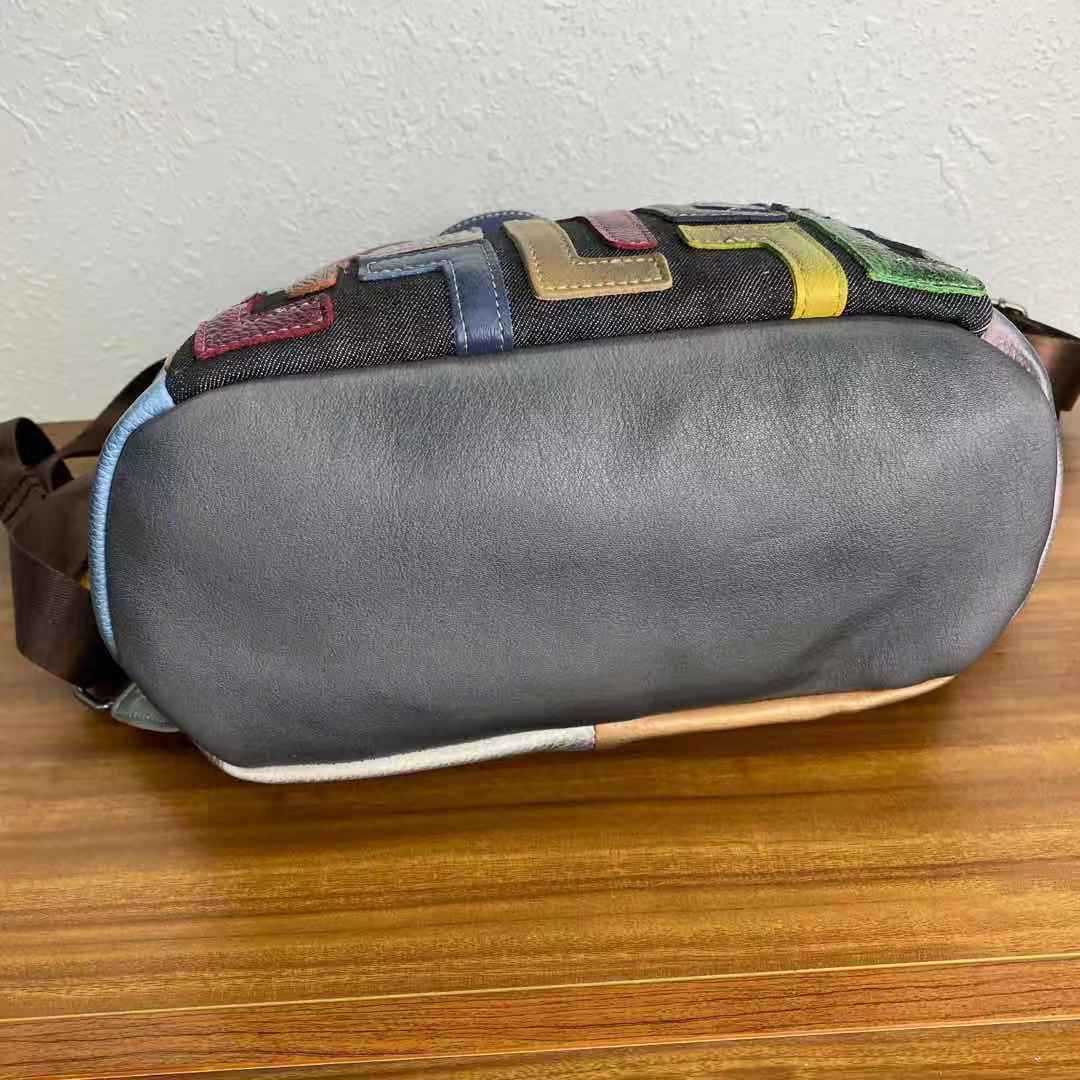 Personality, Color, Leather, Fashion, Classic, Versatile, Large Capacity
