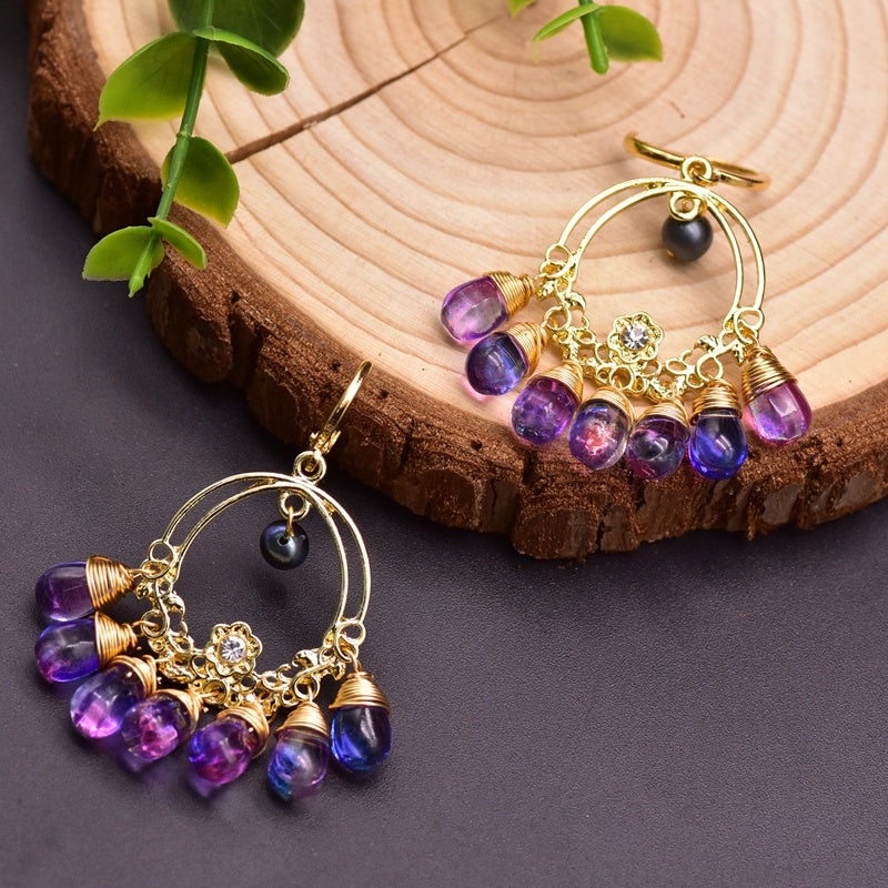 Natural Freshwater Pearl Earrings Baroque Pearl Earrings