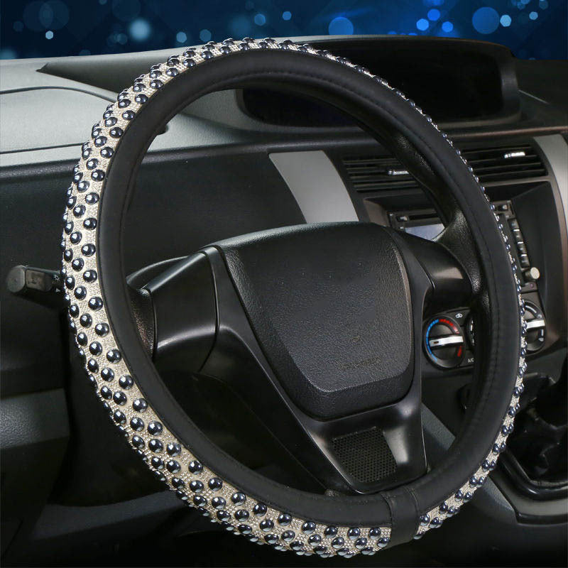 Creative Diamond Car Steering Wheel Set