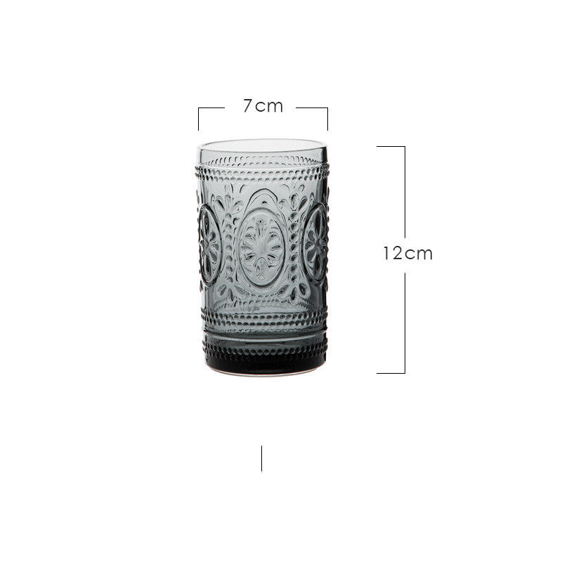 Glass Mouthwash Cup Five-piece Set, Brushing Cup, Hand Soap Bottle, Soap Box Combination With Tray