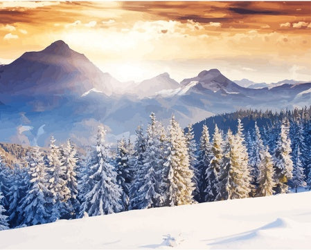Digital Oil Painting Landscape Canvas Art